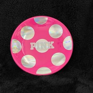 Victoria's Secret Pink Pink and Silver Polka Dot Collectible Jewelry Dish/Holder